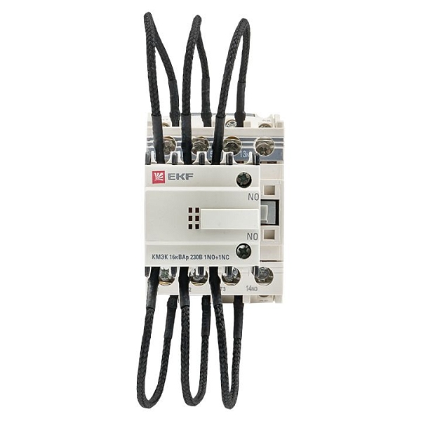 Контактор для конденсатора КМЭК 16квар 230В 2NО+1NC EKF PROxima