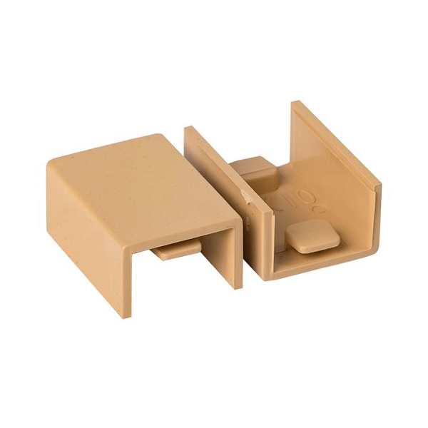 Соединитель (15x10) (4 шт) светлое дерево EKF-Plast 