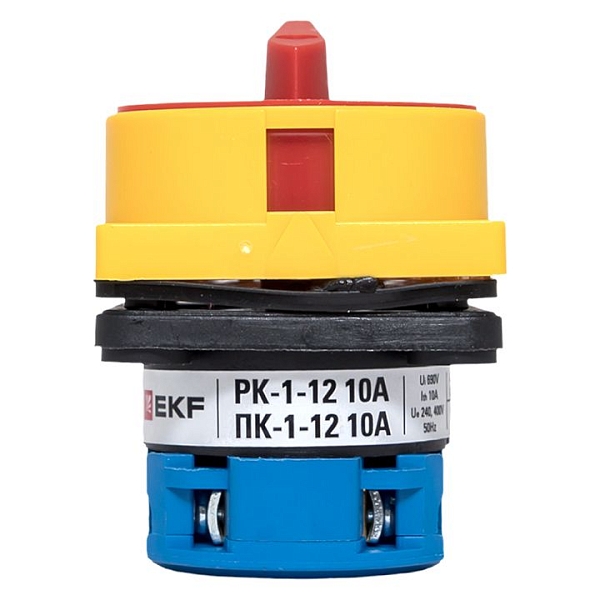 Переключатель кулачковый ПК-1-12 10А 2P "0-1" с блокировкой IP65 EKF PROxima