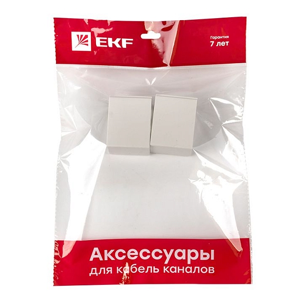 Соединитель (60x40) (4 шт) белый EKF-Plast 