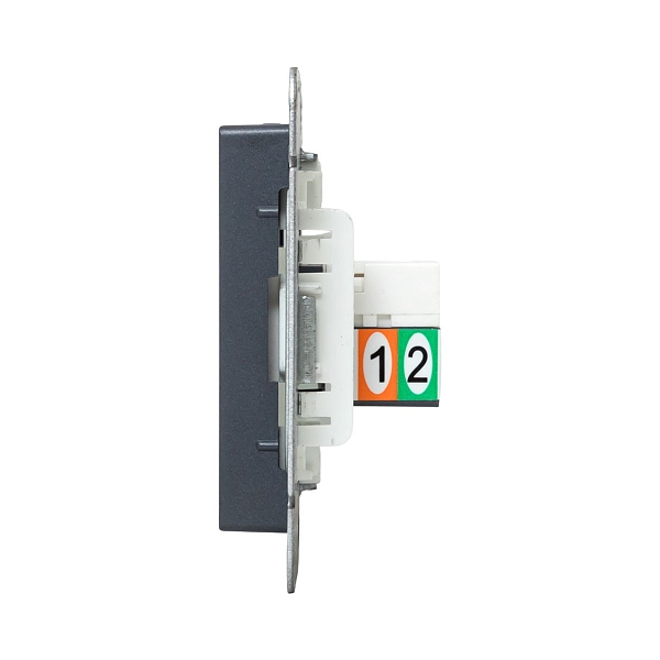 Механизм розетки RJ11, графит Эпика EKF