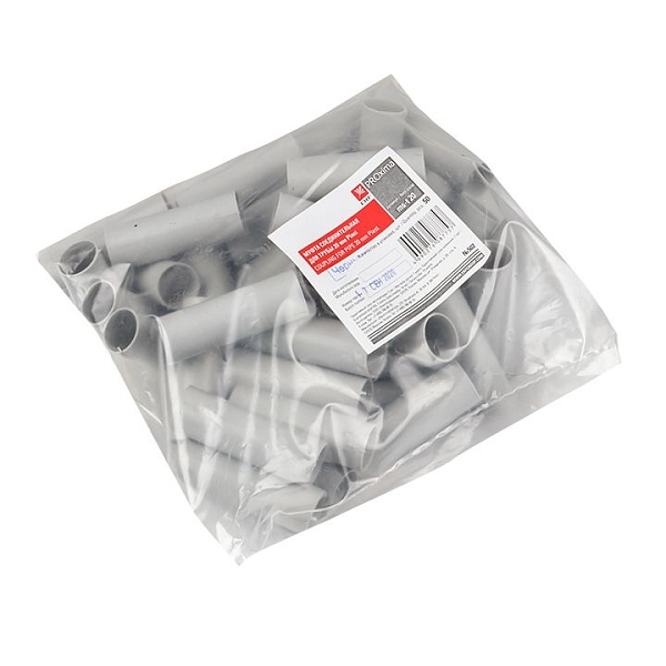 Муфта соединительная для трубы (20 мм) (50 шт) EKF-Plast