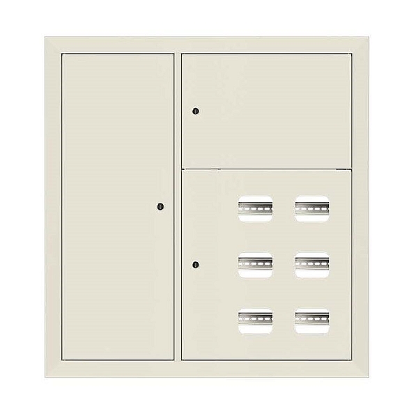 Щит этажный 6 кв. слаботочка слева RAL9002 (1000x950x150) EKF PROxima