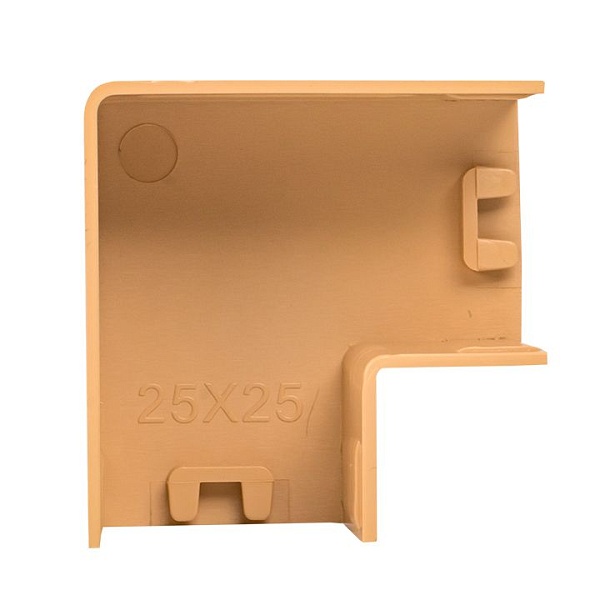 Поворот 90 гр. (25x25) (4 шт) светлое дерево EKF-Plast 