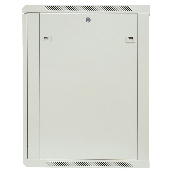 Шкаф настенный 19" TERACOM PRO 12U 600x600 мм дверь стеклянная с замком-ручкой серый