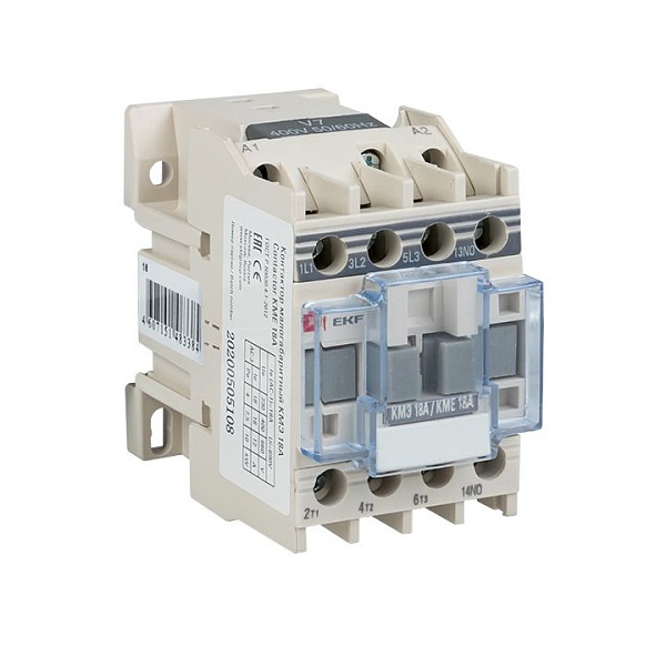 Контактор КМЭ-1 18А 1NC 400В AC EKF