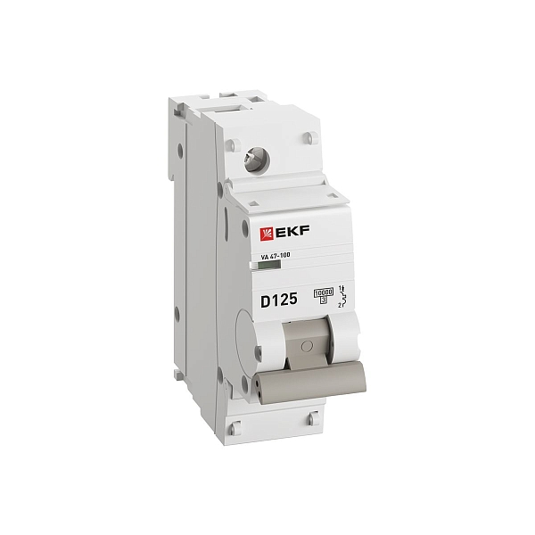 Автоматический выключатель ВА 47-100 1P 125А (D) 10kA PROXIMA EKF
