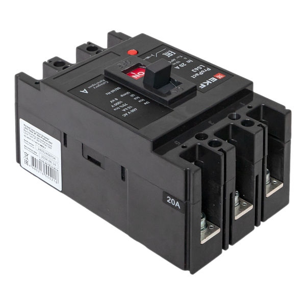 Выключатель автоматический в литом корпусе ProPact LS63 20А 3P 15кА EKF