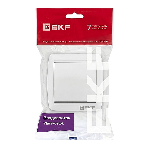 Владивосток Выключатель 1-клавишный 10А IP54 EKF