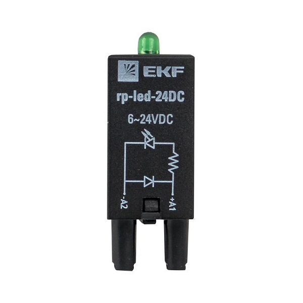 Модуль защитный светодиодный 24 VDC для промежуточных реле RP EKF AVERES