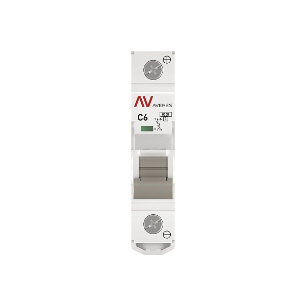Выключатель автоматический AV-6 DC 1P 6A (C) 6kA EKF AVERES