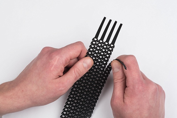 Хомут гибкий (20 шт.) белый FlexSTRAP EKF