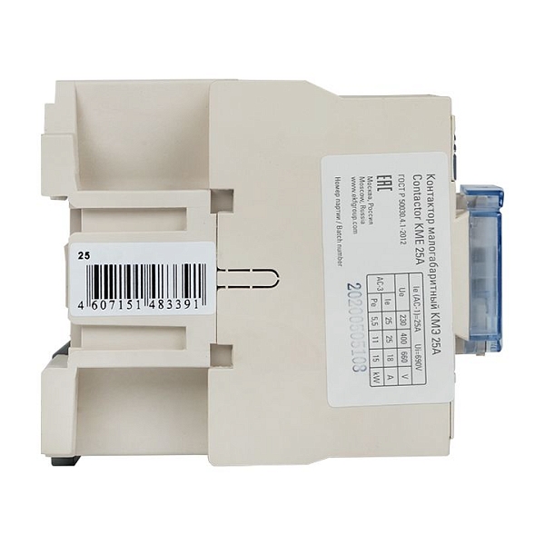 Контактор КМЭ-2 25А 1NO 400В AC EKF