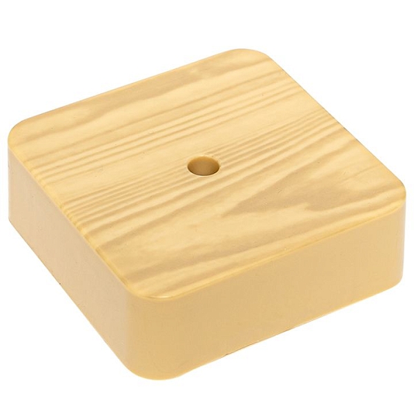 Коробка разветвительная КМР-030-030кг (75x75x26) с клеммником светлое дерево EKF PROxima