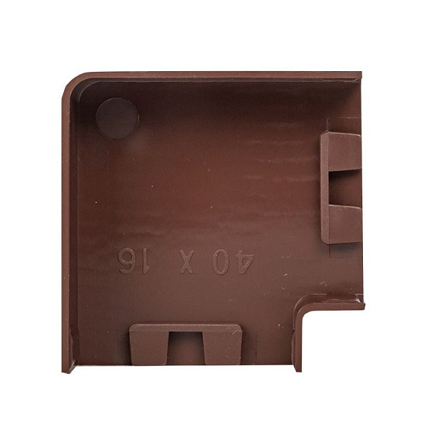 Поворот 90 гр. (40x16) (4 шт) темное дерево EKF-Plast 