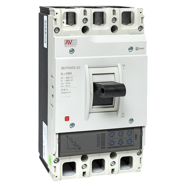 Выключатель автоматический в литом корпусе AV-POWER-3/4 400А 50кА ETU2.2 EKF