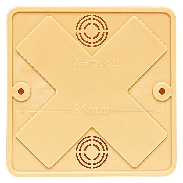 Коробка разветвительная KMP-030-032 (100x100x28) светлое дерево EKF PROxima