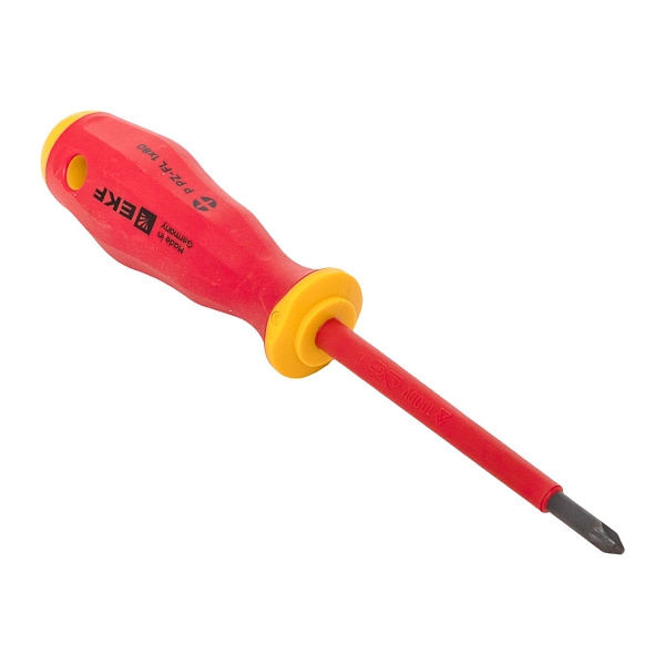 Отвертка Professional PZ-FL1x80 мм VDE 1000В EKF