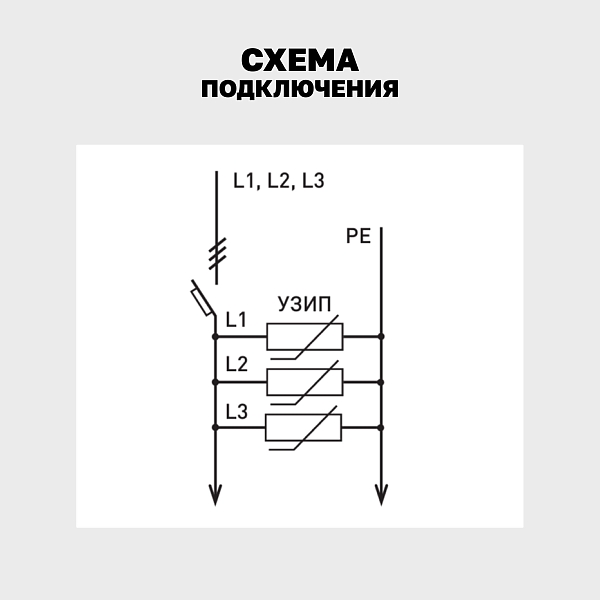 Устройство защиты от импульсных перенапряжений Т1+Т2; Iimp-12,5kA; In-20kA; Uc-275В; 3+0 EKF
