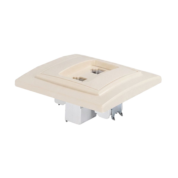 Розетка RJ-45+Phone СП бежевый Минск EKF