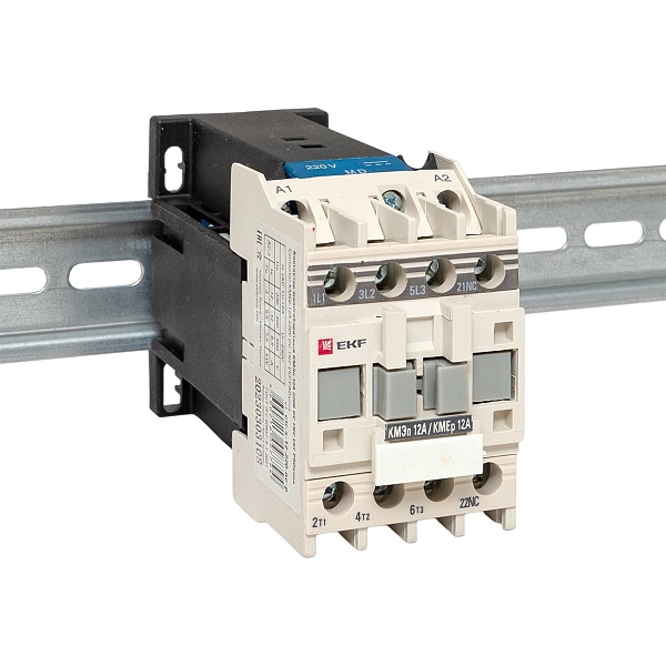 Контактор КМЭп-1 12А 1NC 220В DC EKF