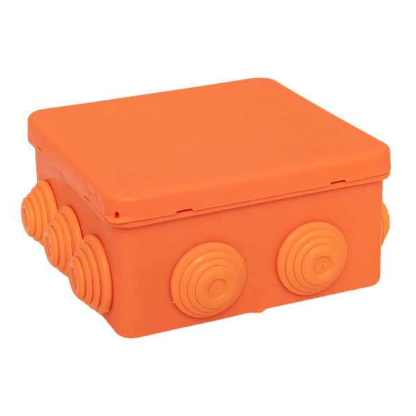Коробка огнестойкая E45 100x100x50мм с клеммниками 4 полюса 0,5-6мм2 IP55 HF EKF