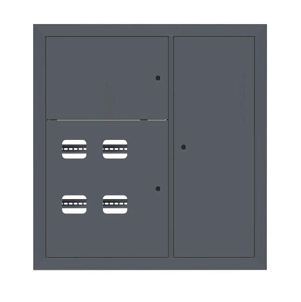 Щит этажный 4 кв. RAL7016 (1000x950x150) EKF PROxima