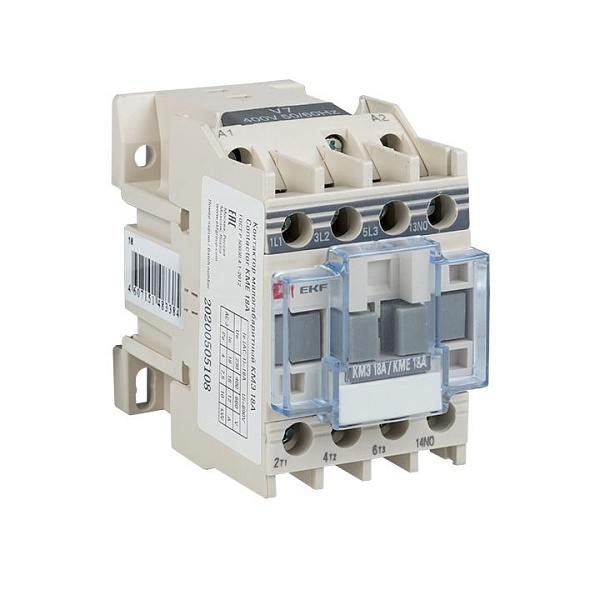 Контактор КМЭ-1 18А 1NO 400В AC EKF