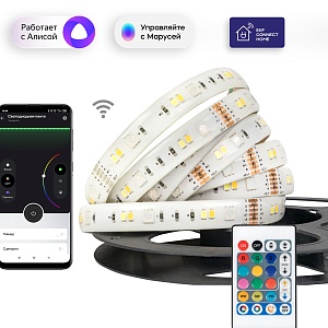 Умная светодиодная лента EKF Connect RGBW 3m