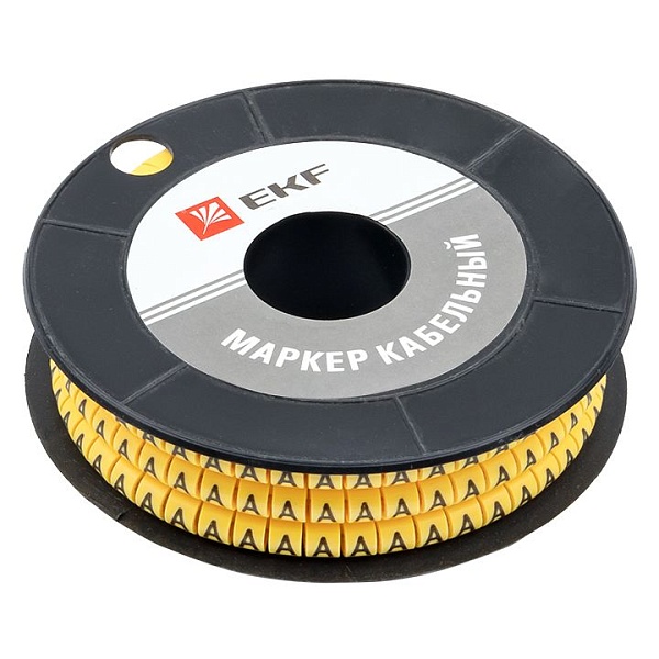 Маркер кабельный 2,5 мм2 "A" (1000 шт.) (ЕС-1) EKF PROxima