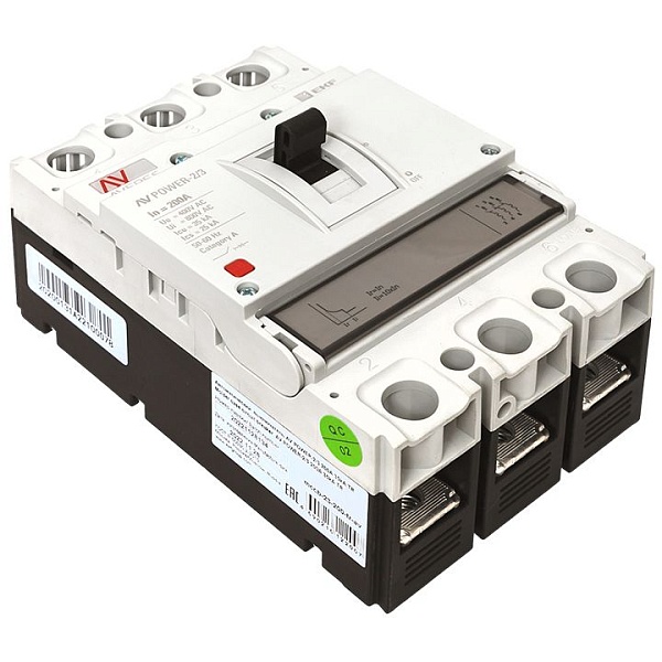 Выключатель автоматический в литом корпусе AV-POWER-2/3 200А 35кА TR EKF