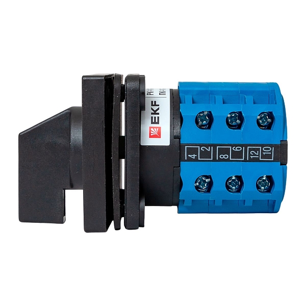 Переключатель кулачковый ПК-1-23 10А 3P «1-0-2» IP65 EKF
