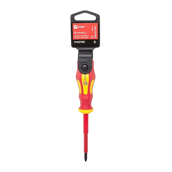 Отвертка Master PZ1x80 мм 1000В EKF