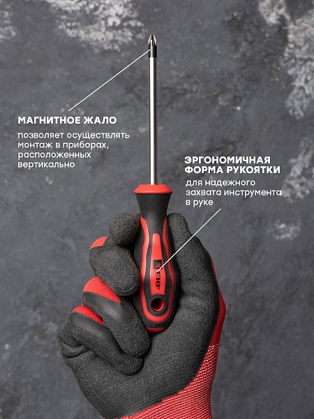 Отвертка Master PZ2x100 мм EKF