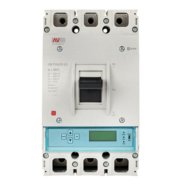 Выключатель автоматический в литом корпусе AV-POWER-3/3 400А 100кА ETU6.0 EKF