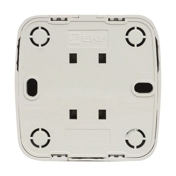 Минск Розетка RJ-45 1-местная, ОП 1А, 120В, белая EKF