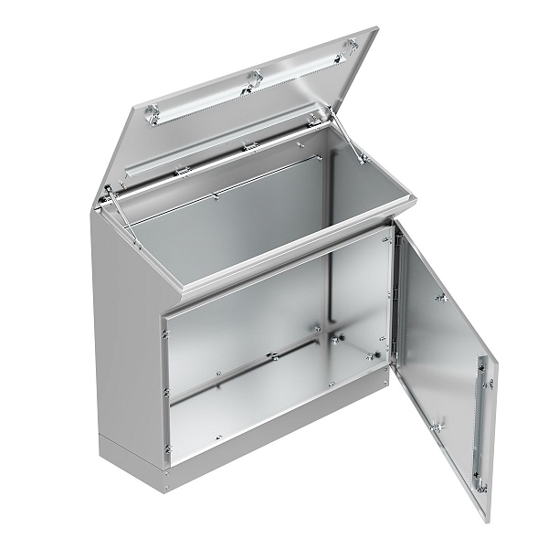 Пульт управления напольный "Inox" AISI304 TP12 IP55 (960x1200x400)