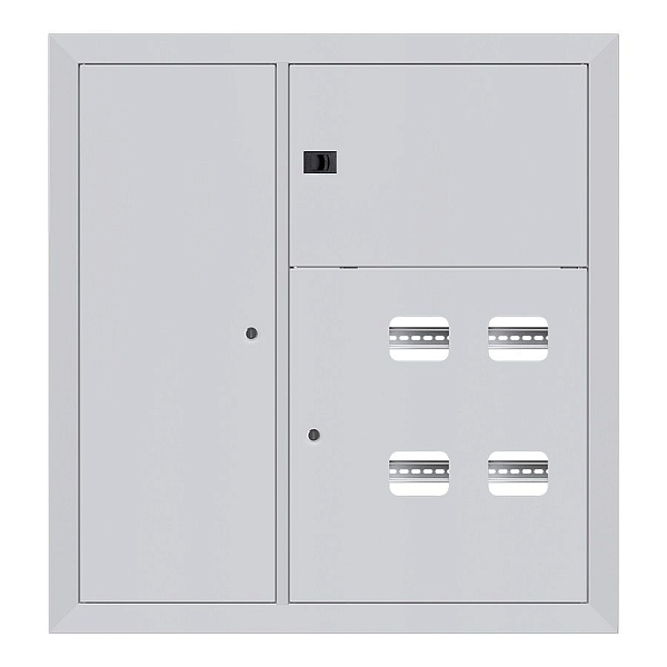Щит этажный 4 кв. со слаботочным отсеком слева (1000x950x150) EKF Basic