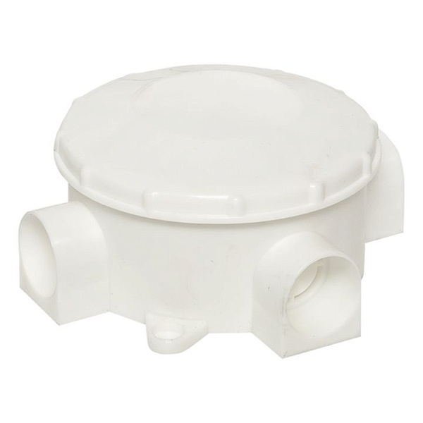 Коробка распределительная КМР-040-040 трехрожковая белая (70x35) EKF PROxima