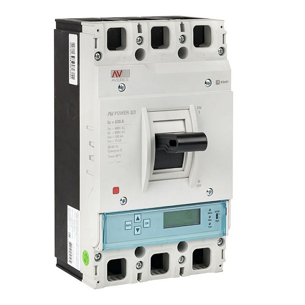 Выключатель автоматический в литом корпусе AV-POWER-3/3 630А 50кА ETU6.0 EKF