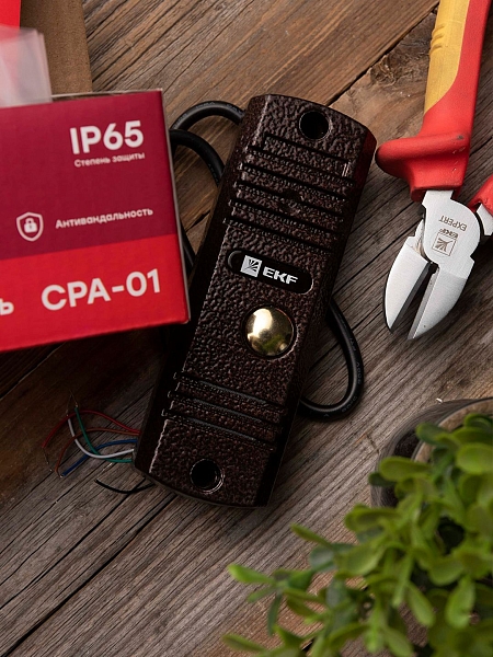 Вызывная аудиопанель CPA-01 медь 2пр. IP65 EKF