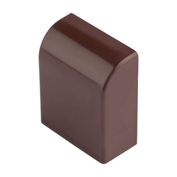 Заглушка (25x16) (4 шт) темное дерево EKF-Plast 