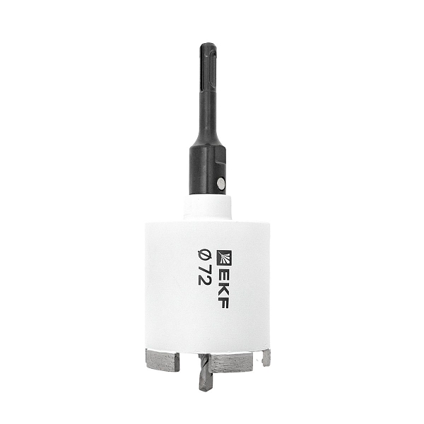 Коронка алмазная DCH-72 (верхнее пылеудаление) Laser M16 SDS-Plus EXPERT EKF