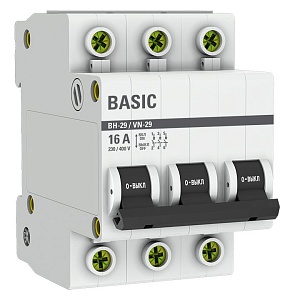 Выключатель нагрузки ВН-29 3P 16А BASIC