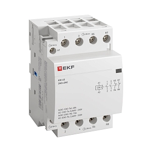Контактор модульный КМ 40А 2NO+2NC 230В АС (3 мод.) PROXIMA EKF
