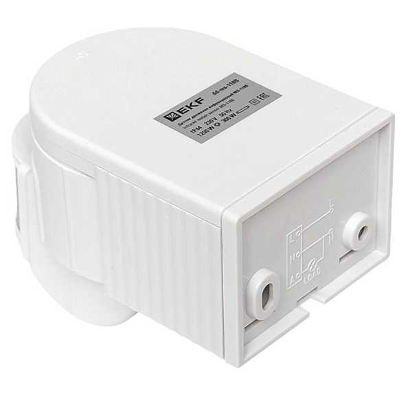 ИК датчик движения наст. 1200Вт 180гр. до 12м IP44 MS-118B EKF PROxima