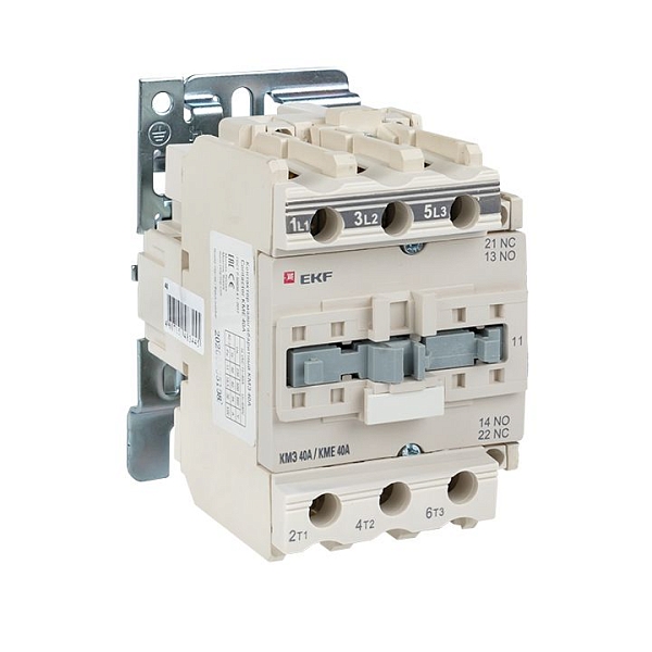 Контактор КМЭ-3 40А 1NO+1NC 110В AC EKF