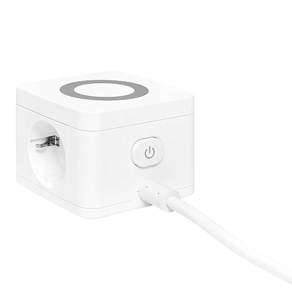 Удлинитель "Куб" 2 гнезда 3USB 2,4А+зарядное устройство 1,3 метра 1мм2