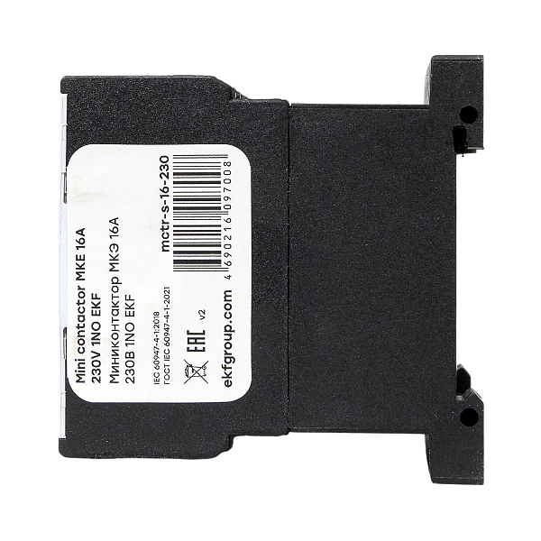 Миниконтактор МКЭ 16А 400В 1NO EKF PROxima