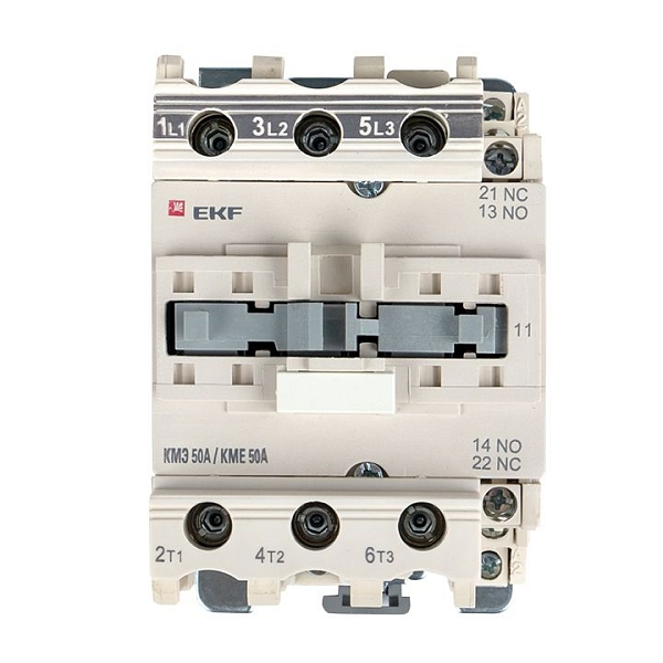 Контактор КМЭ-3 50А 1NO+1NC 36В AC EKF